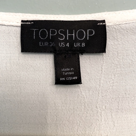 TopShop white blouse - Picture 3 of 5